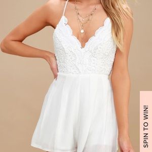 Lulus white romper